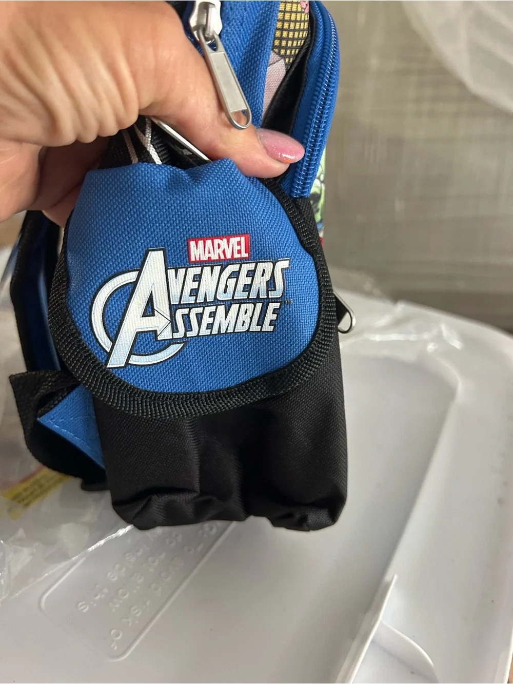 Marvel Avengers Kids Backpack - Blue Black Red
